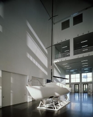 Untitled (Installation View of Sailboat)