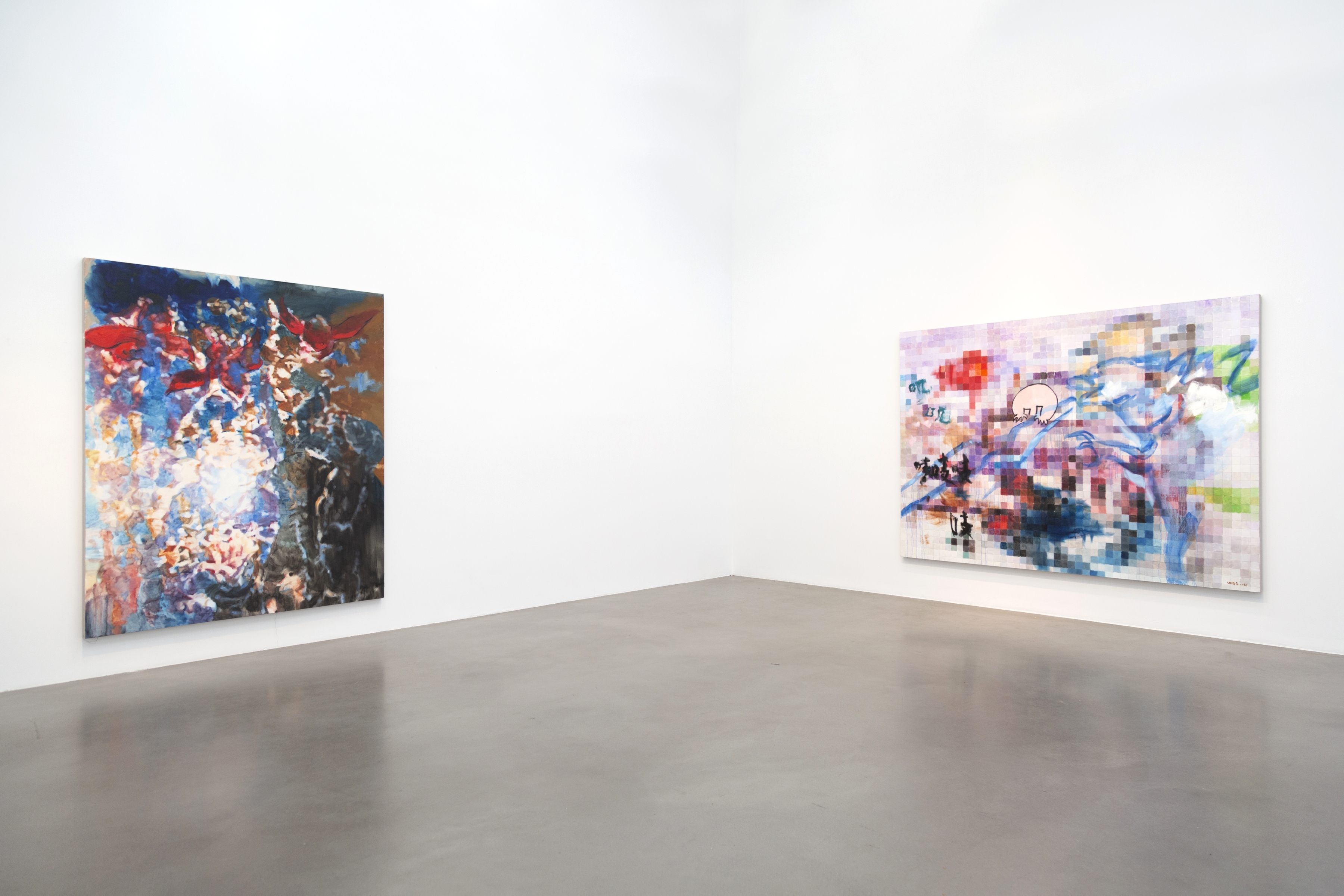 Installation view, Xie Nanxing: Adverb High Command, Petzel, New York, 2022
