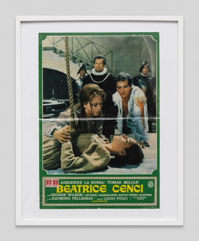 Italian movie poster for the film Beatrice Cenci, 1969