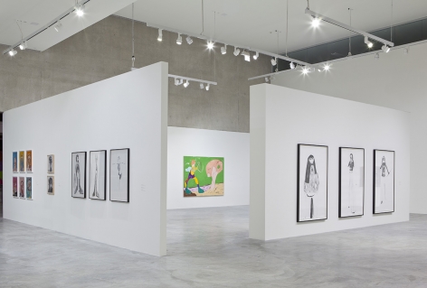 Nicola Tyson, Contemporary Art Museum St. Louis, 2017, Installation view