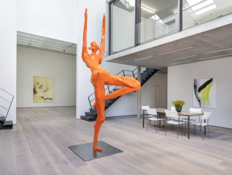 oben ohen, Galerie B&auml;rbel Gr&auml;sslin, 2019, Installation view