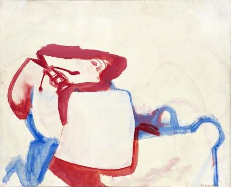 Maria Lassnig, Rot-blaue Figuration