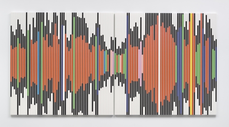 So in a sense it&#039;s abstract as no painting will ever be. [Sound Graph 3], 2017